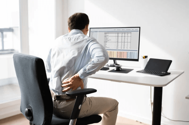 weight gain sedentary work and imobility